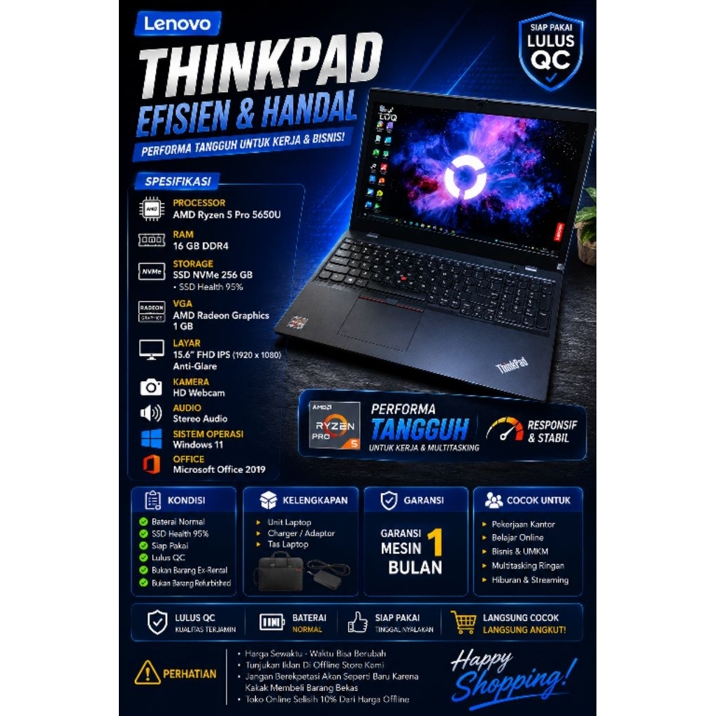 LENOVO THINKPAD L15 G2 AMD RYZEN 5