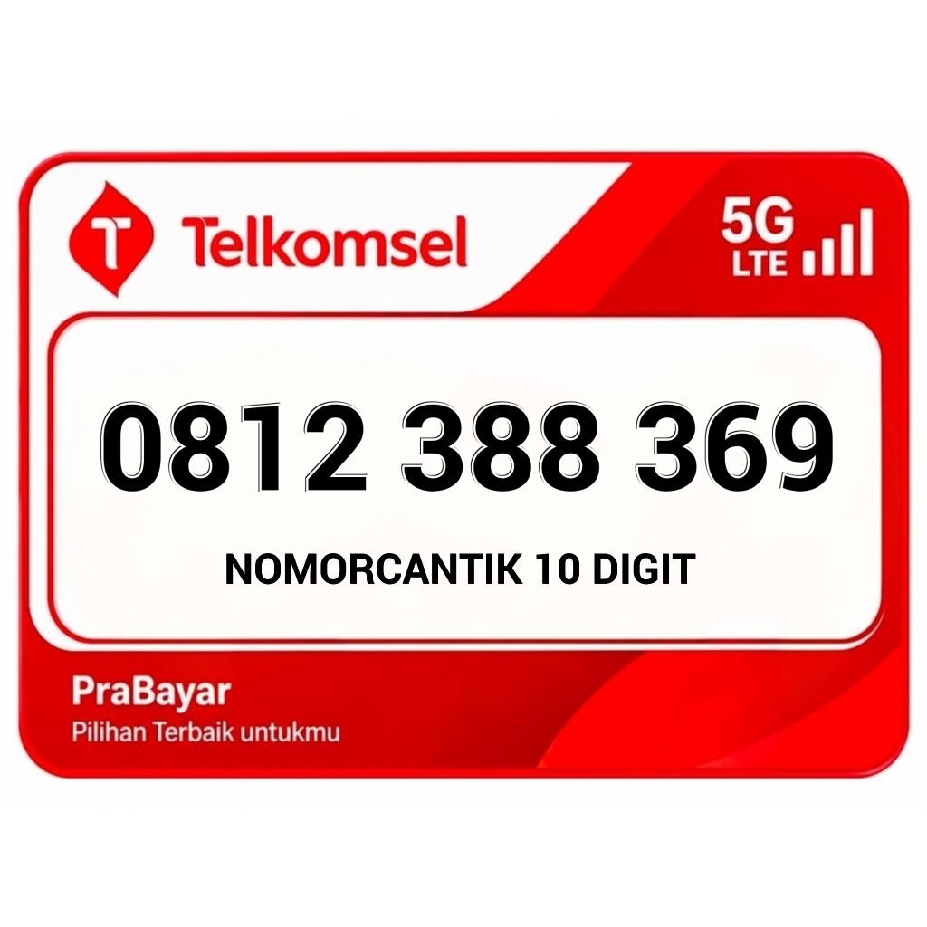KARTU PERDANA NOMOR CANTIK TELKOMSEL SIMPATI | 08 123 88 369