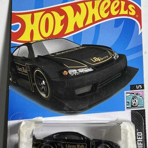 Hot Wheels Premium Nissan Silvia S15 LBWK Hitam Liberty Walk