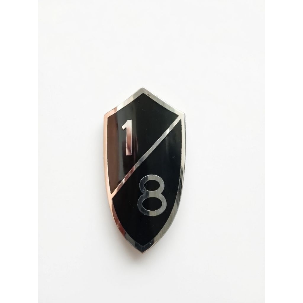 Emblem Eighthinch Bikes Headbadge Sepeda Fixie Stainless Steel