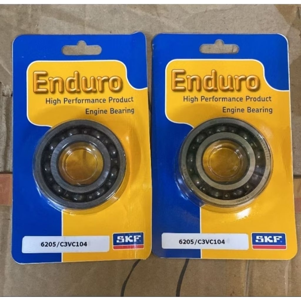 [HARGA 1 BIJI] Bantalan Bola SKF Enduro 6205 C3 C4 bearing crankshaft keramik Original biring kruk a