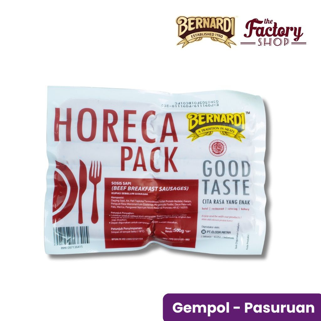 BERNARDI HORECA PACK BREAKFAST VP (COLAGEN) 500 GRAM (9912500144)
