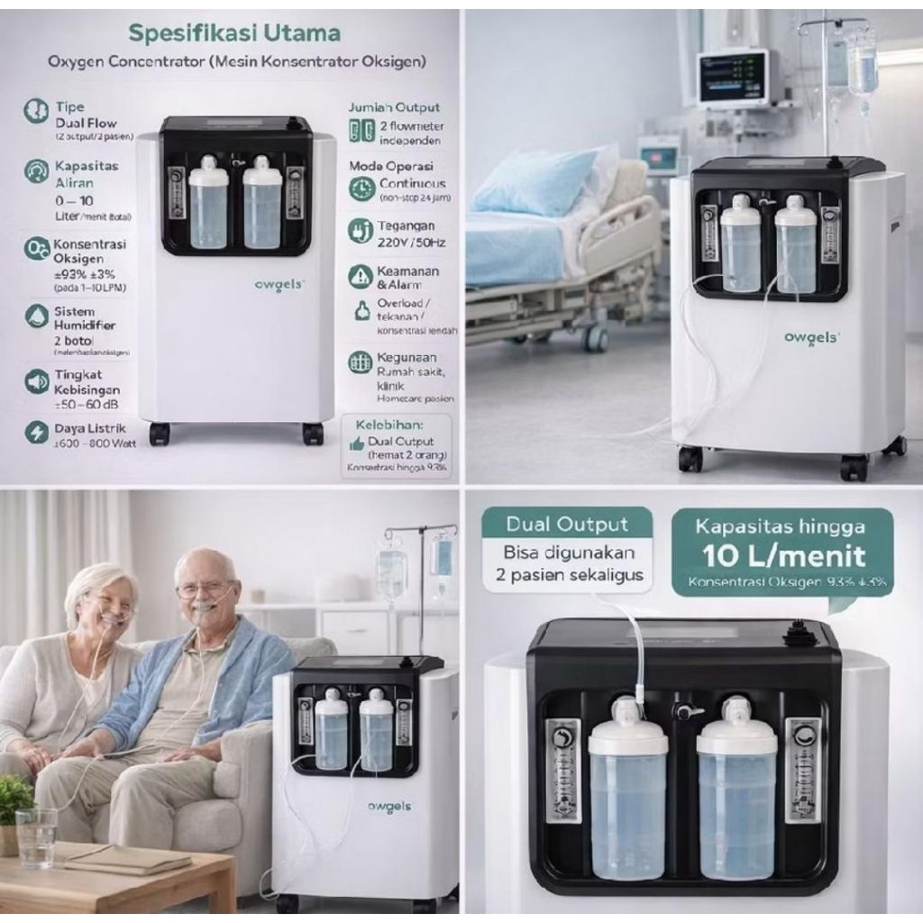 Owgels oxygen concentrator