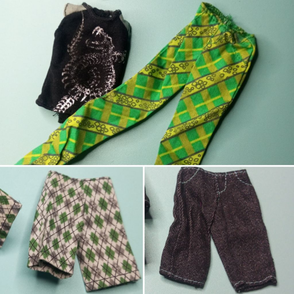 Monster High Deuce Gorgon, Clawd Wolf G1 (Baju Celana Boneka Cowo) Ori Mattel