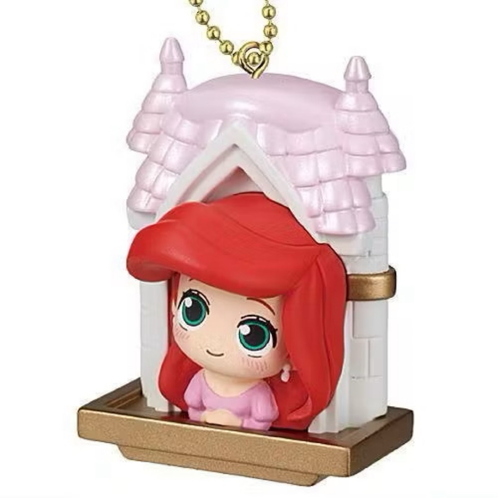 princess gantungan kunci keychain Gacha gashapon disney Princess ariel ready original japan takara t
