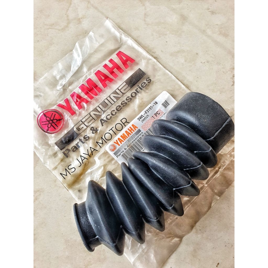 KARET BOOT DEBU SHOCK SHOK DEPAN ORI YAMAHA YT115 YT-115 YT 115 ORIGINAL YAMAHA GENUINE PARTS 3WL-F3