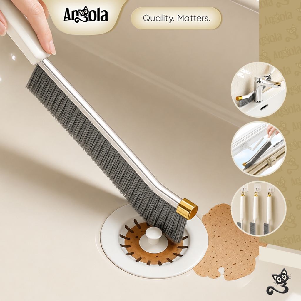 ANGOLA Sikat Pembersih Multifungsi S11A Multifunction Cleaning Brush/ Sikat Pembersih Toilet/Wastafel/Dapur/Kamar Mandi