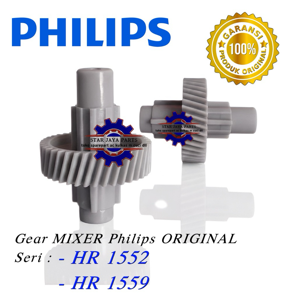 Gigi Mixer PHILIPS HR-1552 HR-1559 Gear - Gigi Mixer ORIGINAL PHILIPS