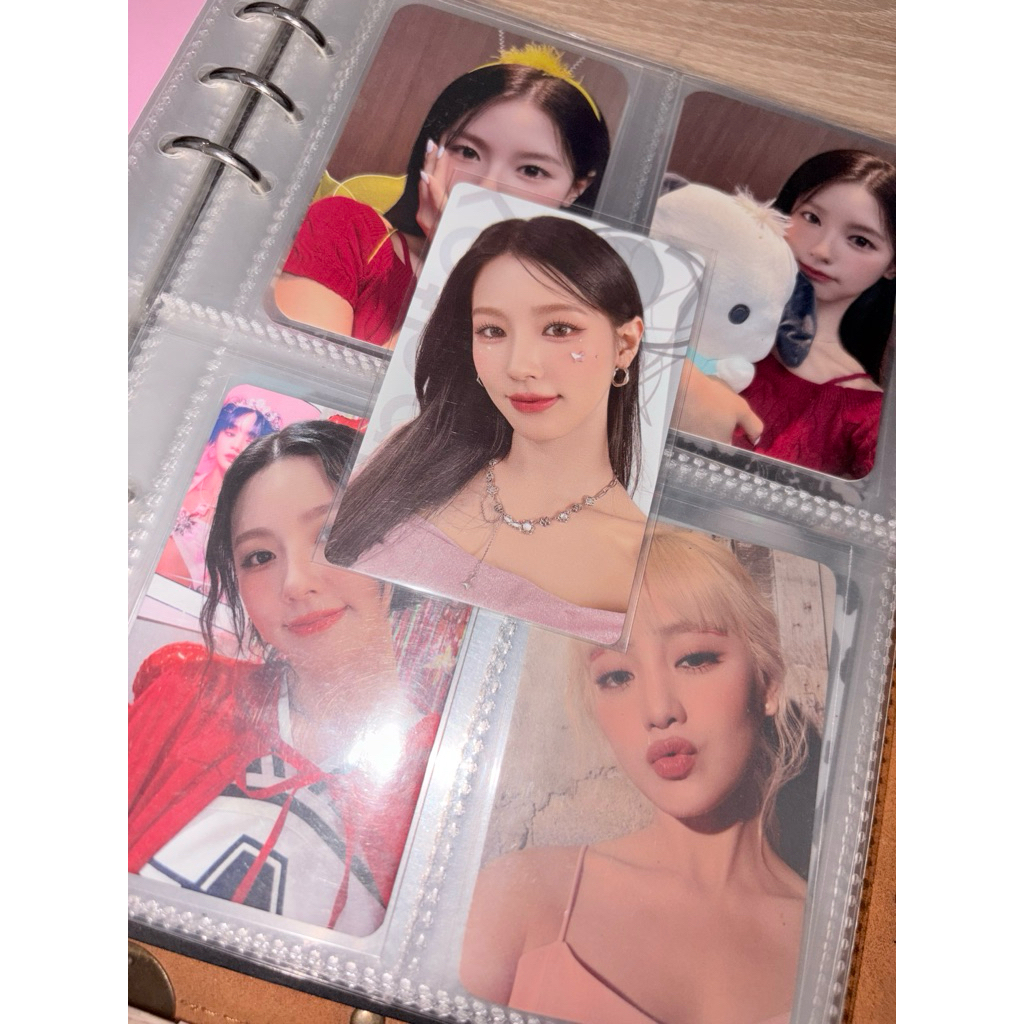 miyeon photocard freety officiall pink