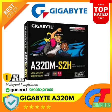 GIGABYTE A320M-S2H DDR4 SOCKET AM4