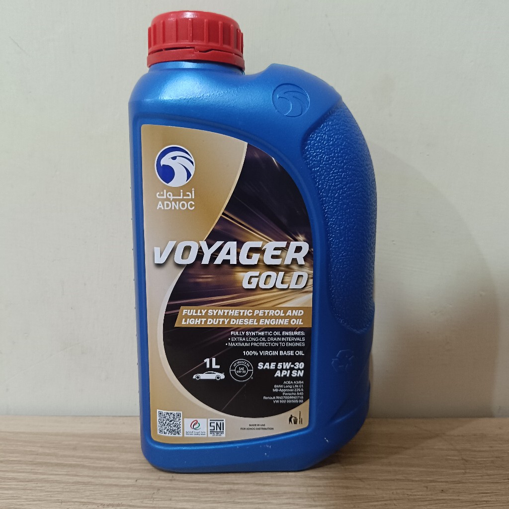 oli Adnoc 5W-30 Voyager Gold Fully Synthetic