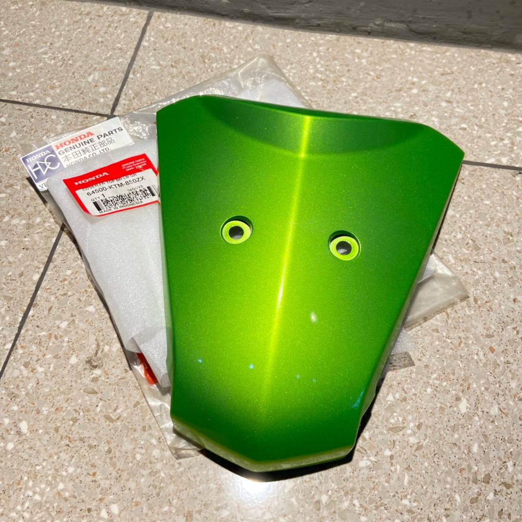 64500 KTM 850ZX COVER TAMENG DEPAN DASI HONDA SUPRA X125 LAMA BATMAN HIJAU ORIGINAL AHM