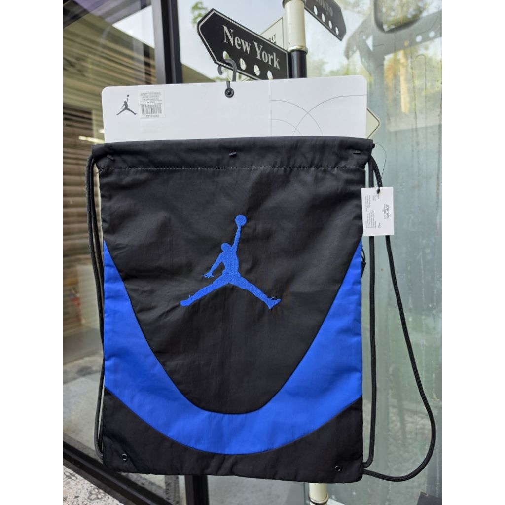 Tas Jordan Gym Sack Backpack Original Baru warna Hitam Biru Harga Promo