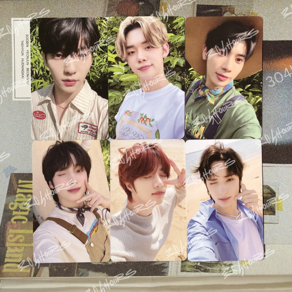 Ready Stock | [Official] Photocard TXT Season Of TXT: Midsummer Tangerine Farm Sky Blue | Soobin Yeo
