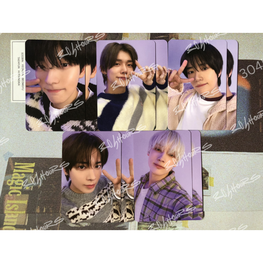 Ready Stock | [Official] Photocard TXT VR Concert Hyperfocus Heart Attack | Soobin Yeonjun Beomgyu T