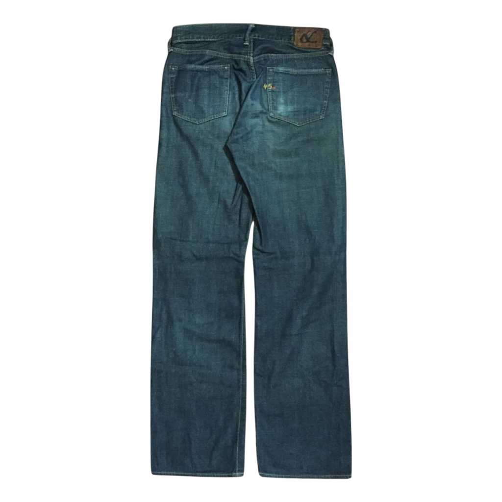 45rpm Selvedge Denim Baggy Indigo Dyed