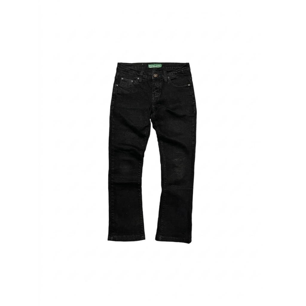 Point One Black Jeans Slim Fit - Celana Jeans Hitam Pria/Wanita