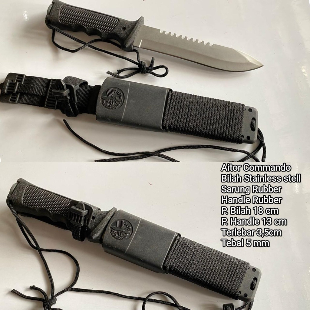 pisau aitor commando original produc