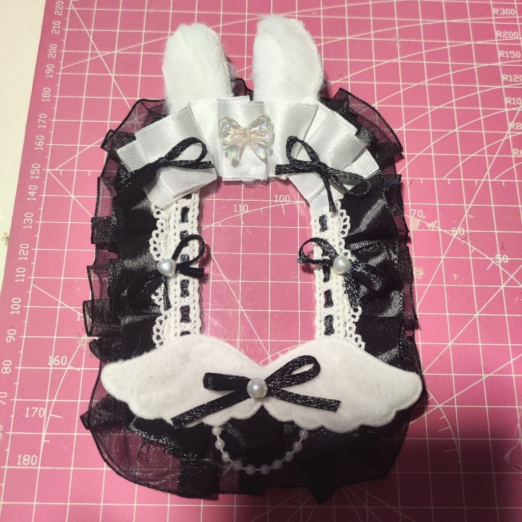 [READY] toploader deco lace cream ganci itabag oshikatsu photocard kpop anime