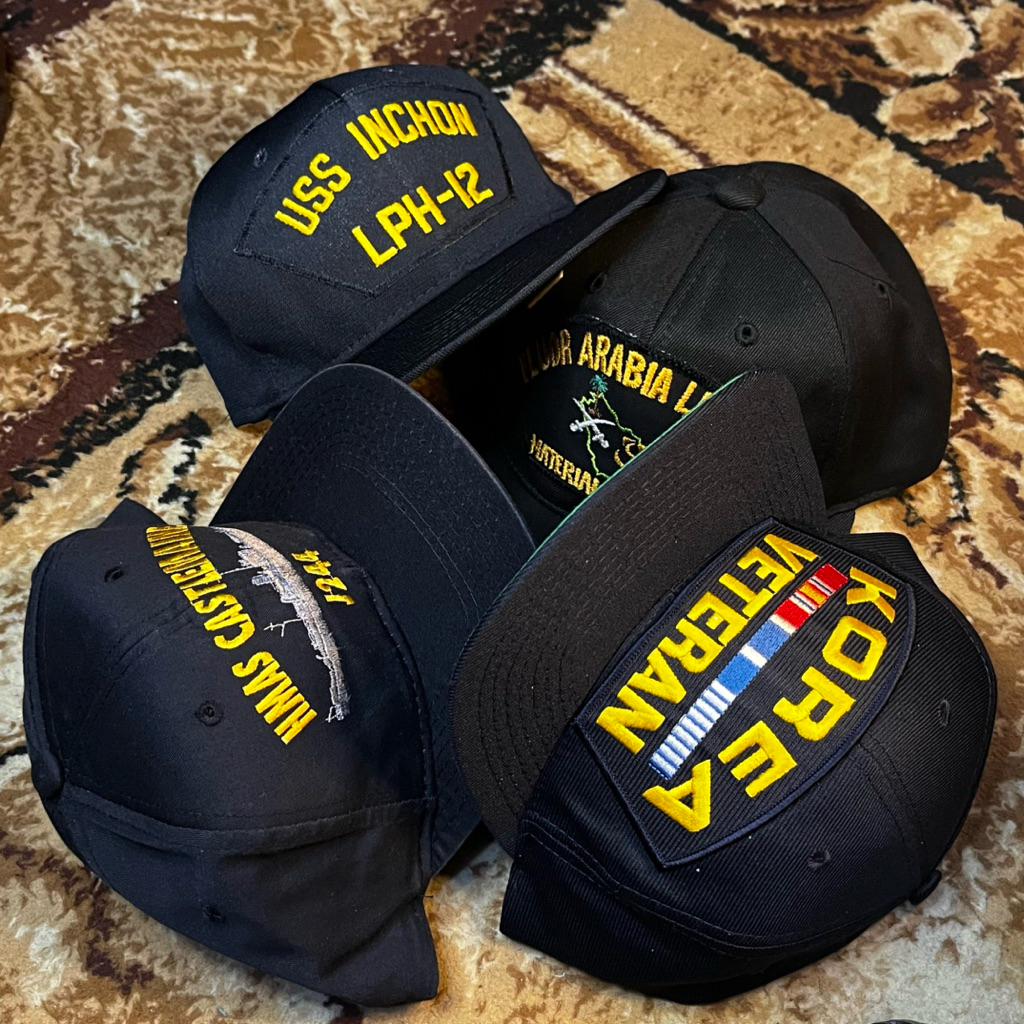 Topi Veteran / Topi USS / Topi Kapal Perang Lawas Vintage