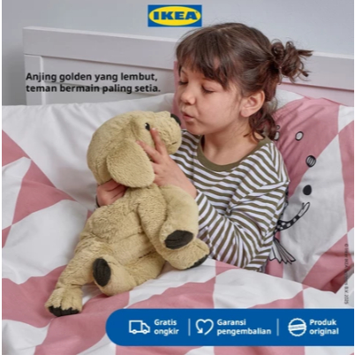 Ikea GOSIG Boneka Anjing Bahan Poliester 40 Cm