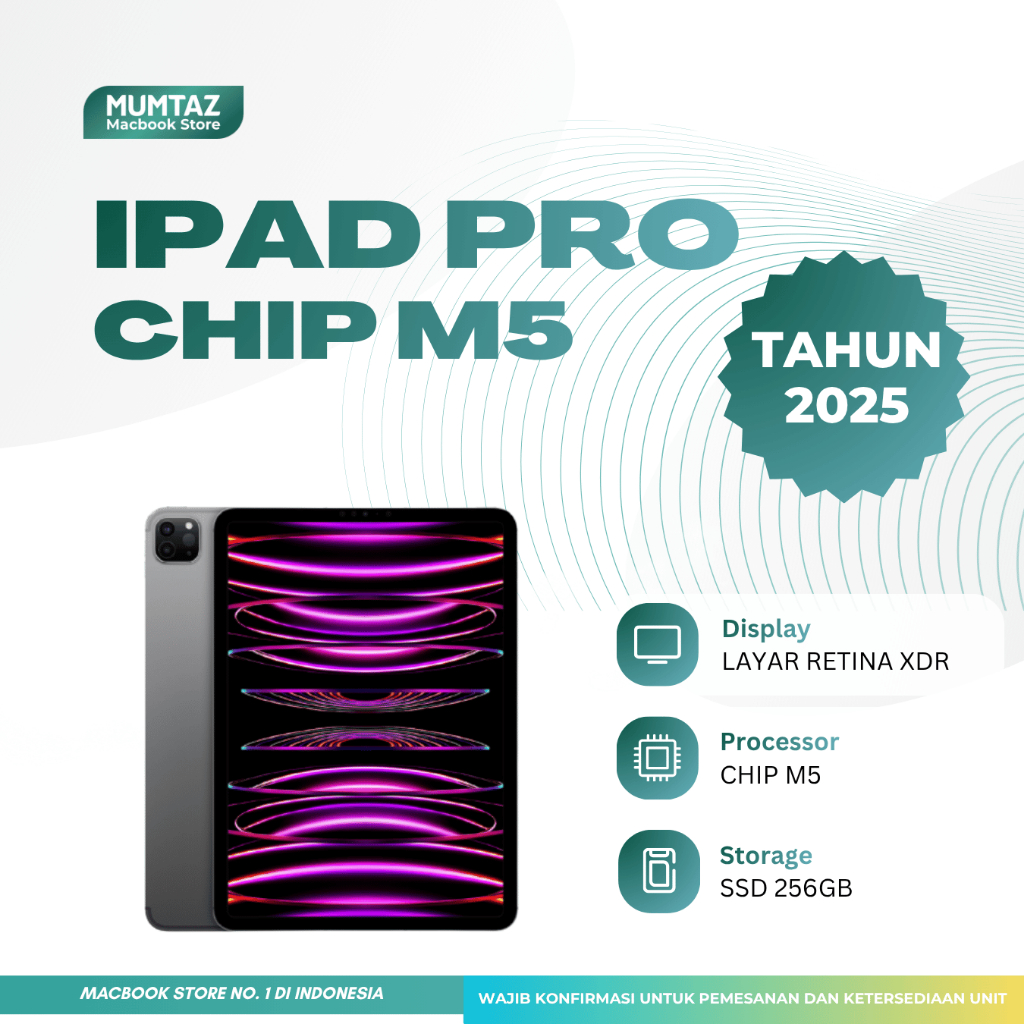 iPad Pro 11" M5 2025 STORAGE 256 GB
