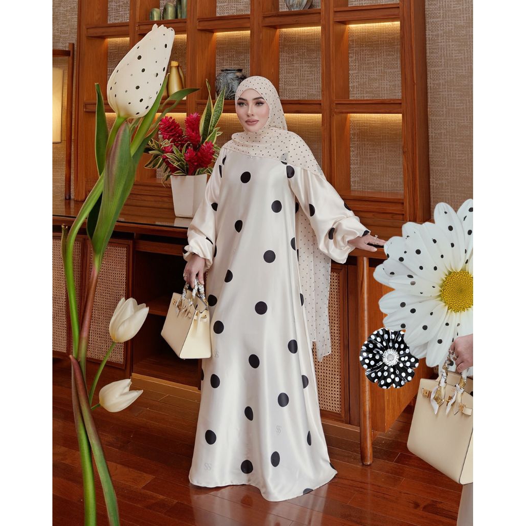 GAMIS POLKADOT FUJI SHELLASAUKIA GAMIS POLKADOT FUJI SHELLASAUKIA DI JAMIN ORIGINAL 100%