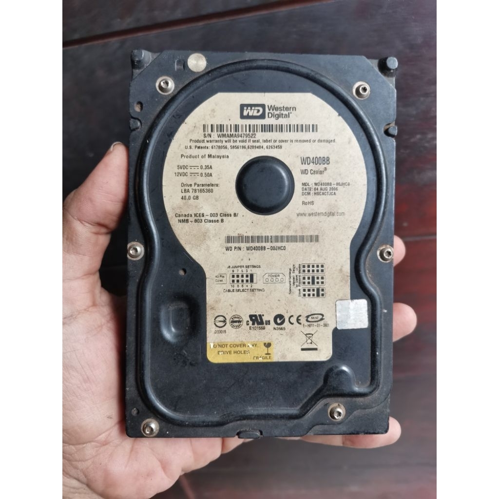 Hardisk HDD IDE/SATA RUSAK