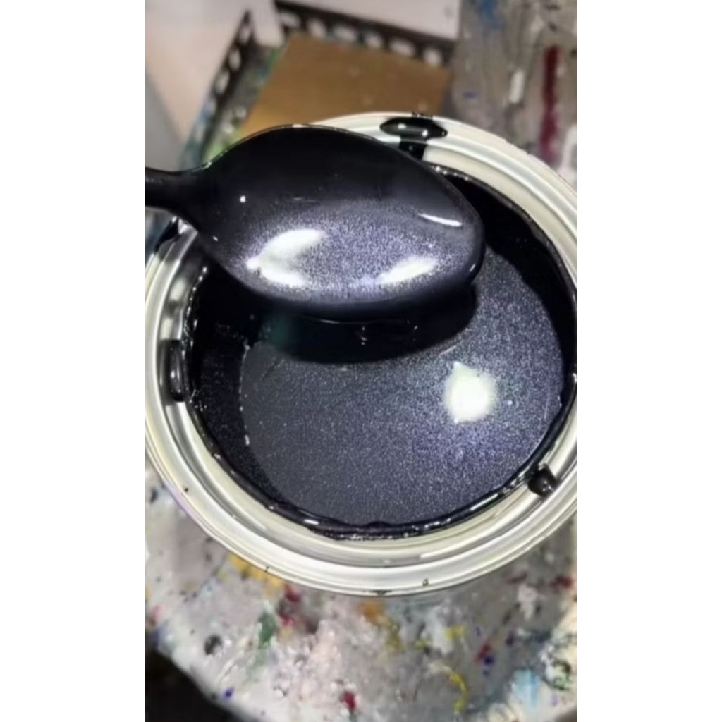 CAT PU WARNA TITANIUM BLACK GREY