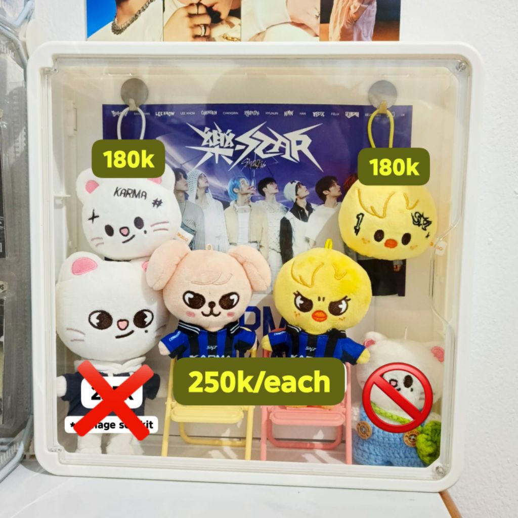 [OFFICIAL] Straykids Skzoo Jiniret PuppyM Bbokari plush karma nametag