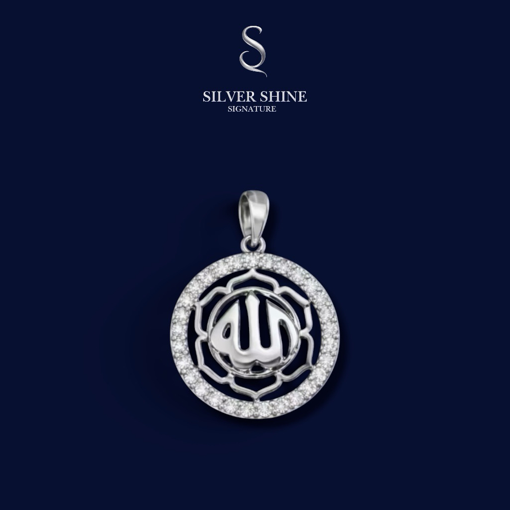 SILVER SHINE SIGNATURE Ladies Noor Lafaz Allah Pendant – Liontin Perak S925 Wanita