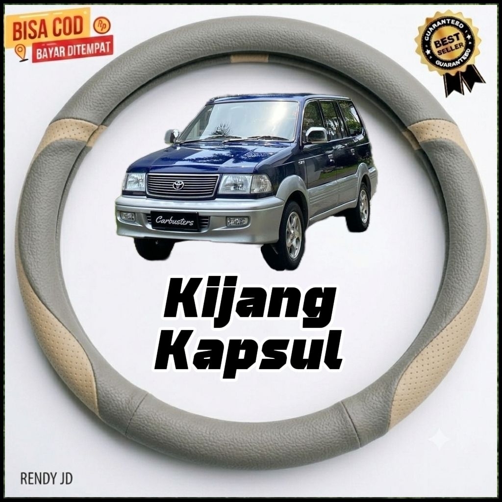 Bungkus Stir Mobil Universal Kulit Sintetis Kijang Kapsul, Kijang Super, Kijang Lgx, DLL.