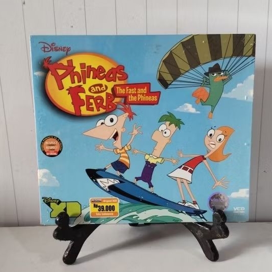 VCD PHINEAS AND FERB ,THE FAST AND THE PHINEAS (Original)