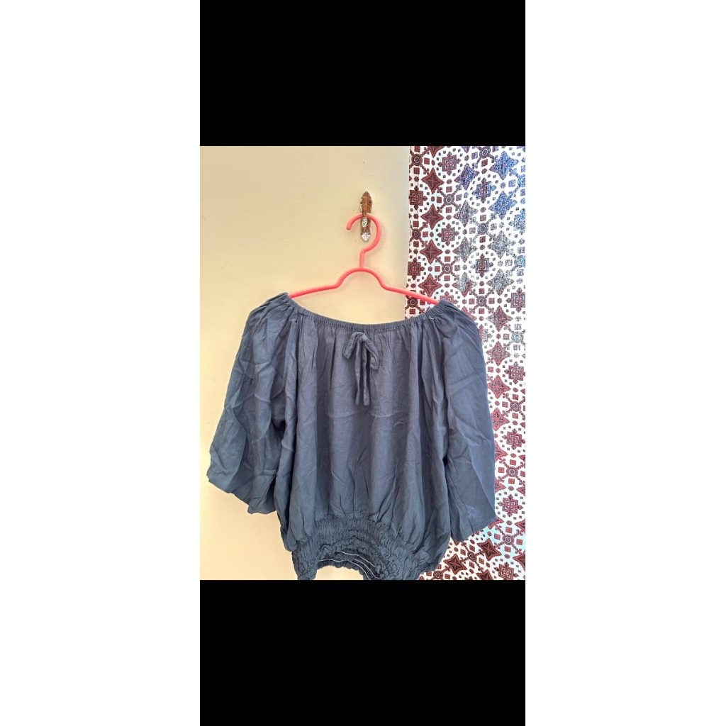 Preloved Blouse Navy