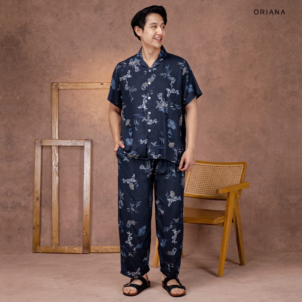 ORIANA - Piyama ZOE One Set Man Collection | Pajamas Pria Dewasa Bermotif