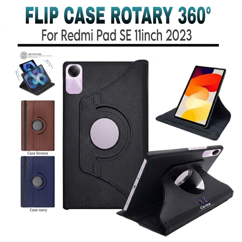 Case Rotary Redmi Pad SE 11 inch /  case redmi pad se / casing redmi pad se / case redmi pad se 11 i