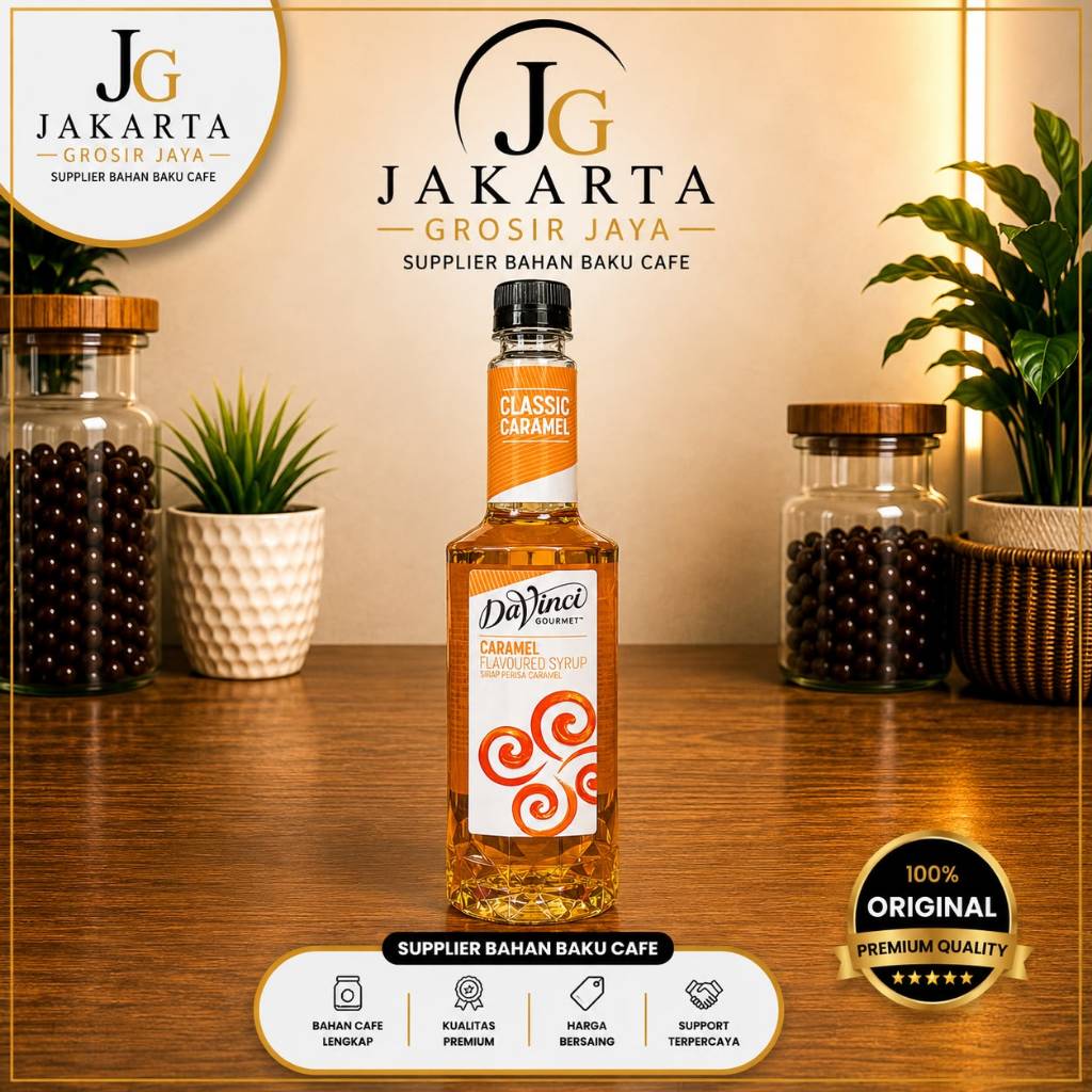 Davinci Syrup Caramel 750ml - Rasa Caramel