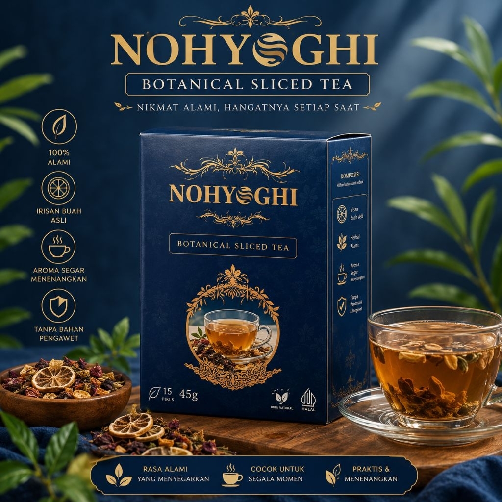 Teh rimpang premium, Botanical Teas Indonesia(halal)
