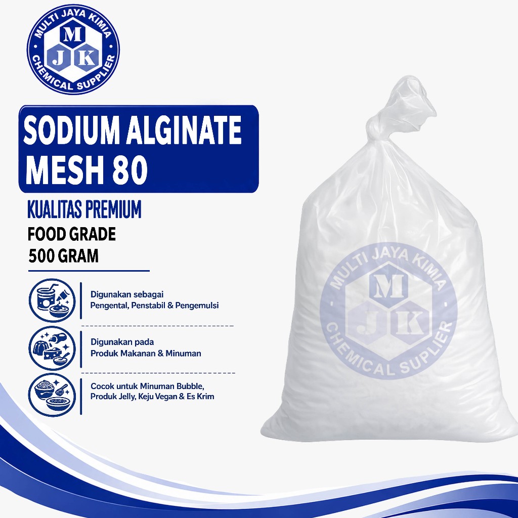 Sodium Alginate FOOD GRADE 500Gram /