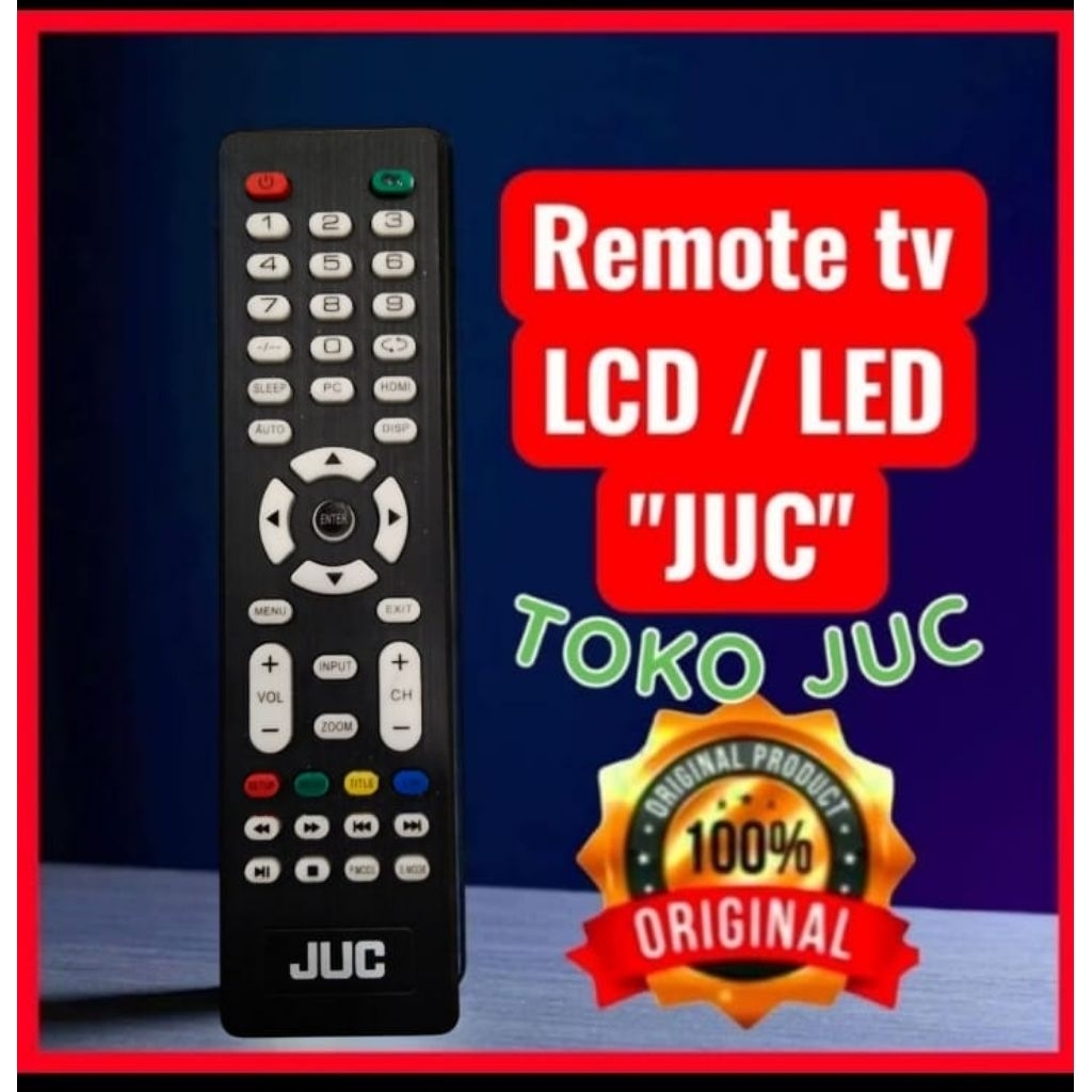 Remote tv LCD / LED untuk tv JUC Remot LED/LCD JUC