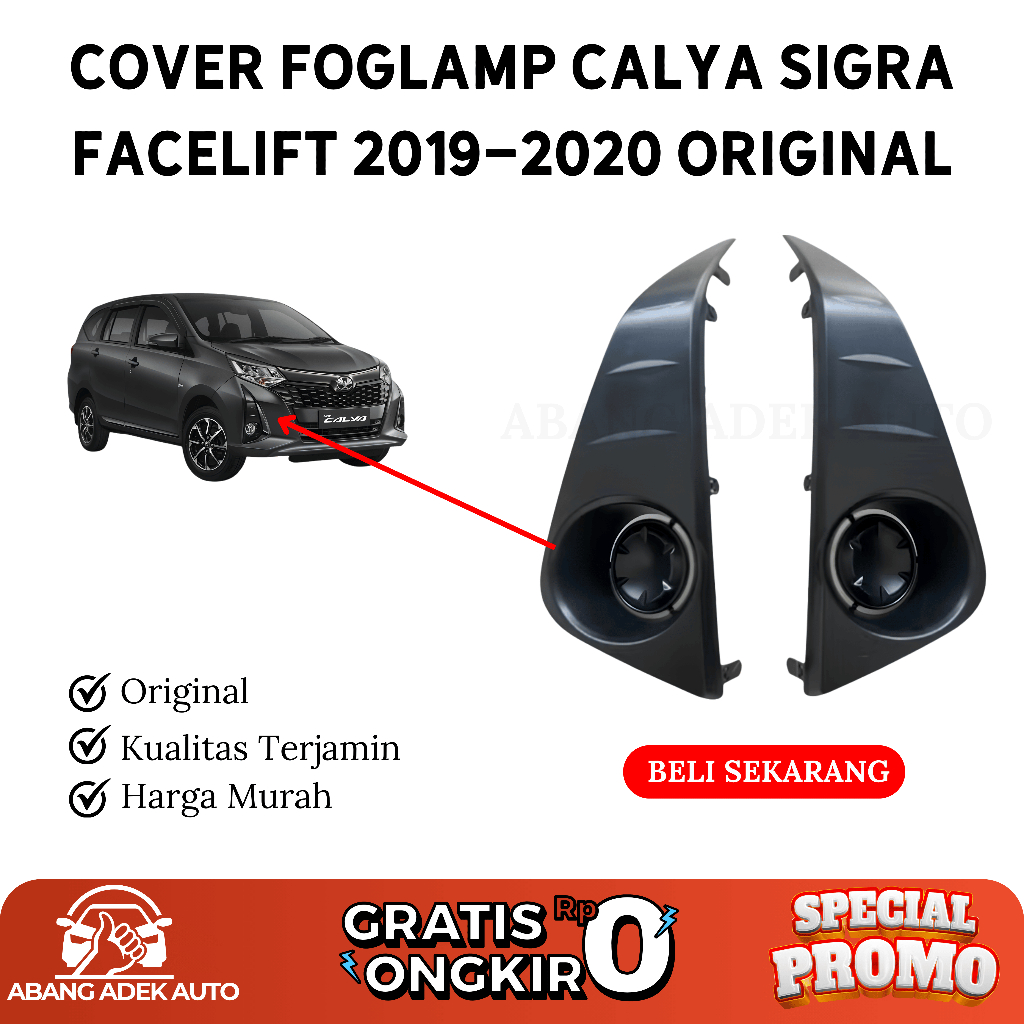 Cover Foglamp Sigra Calya Facelift 2018 2021 Original