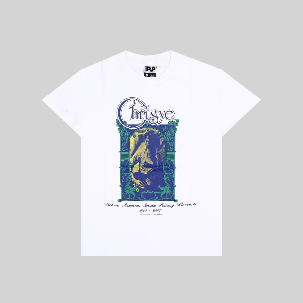 Tshirt CHRISYE - BASS WH - Kaos Band Official Merchandise