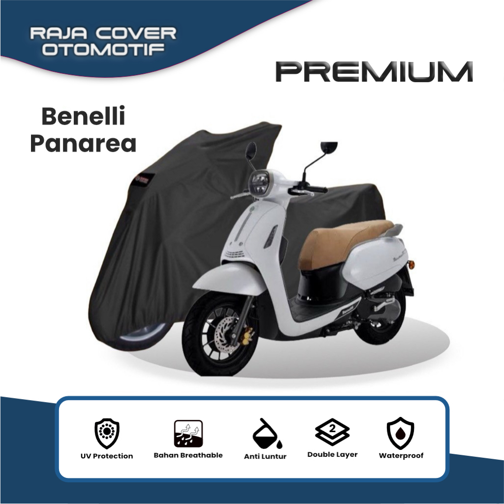 Selimut Sarung Motor Sepeda Listrik Benelli Panarea Super Cover Motor Outdoor Waterproof