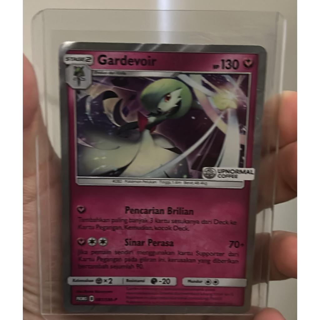 Kartu pokemon indonesia Gardevoir  promo upnormal coffee