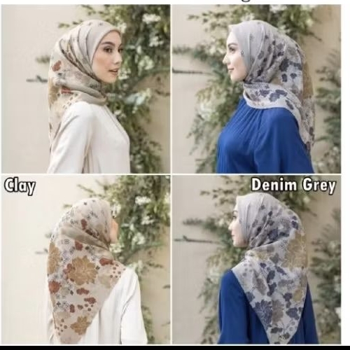 preloved kaisa elliah heaven light voal include box hijab kerudung hl