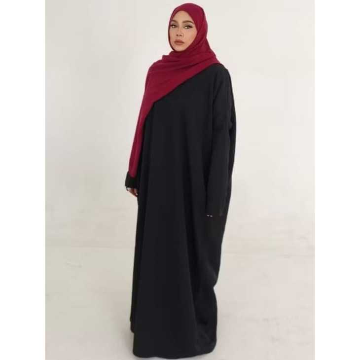 Abaya Aruna Anti UV Black By Lokalaja
