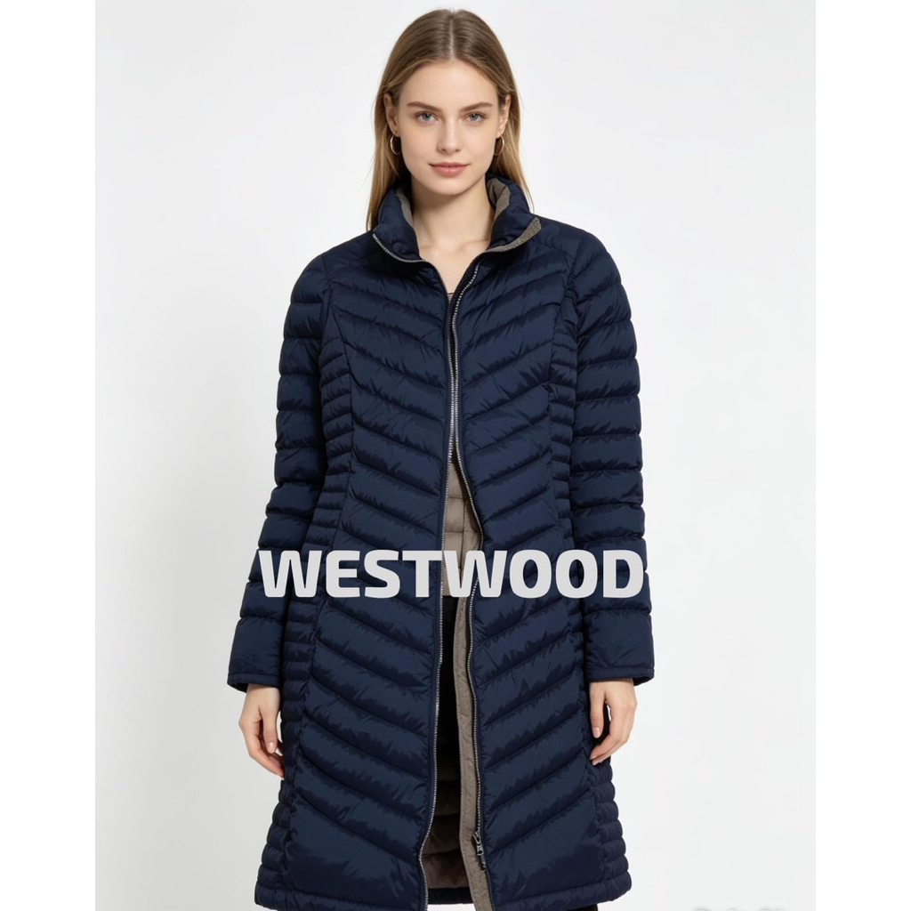 West Wood down jaket for woman bulu angsa tebal ringan second preloved