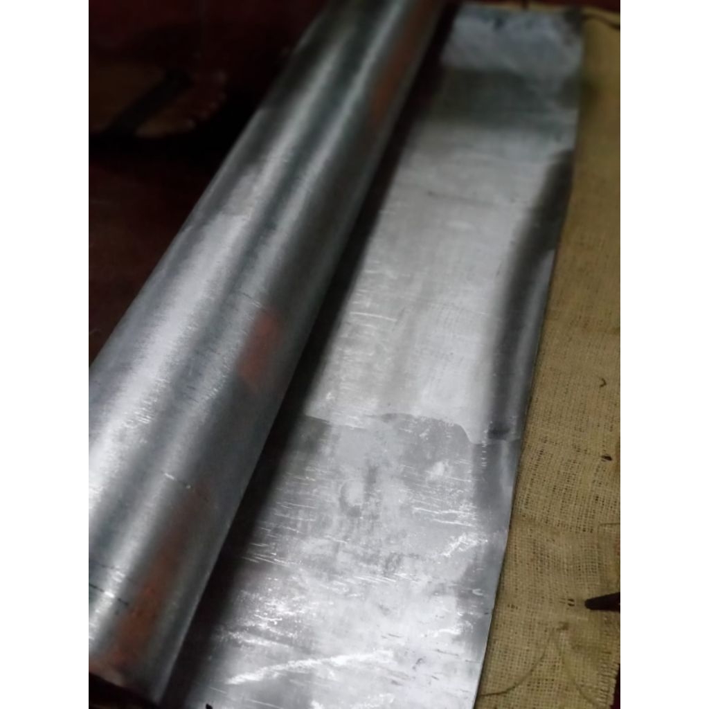 timah hitam lembaran / timah PB tebal 1mm 1m x 10m
