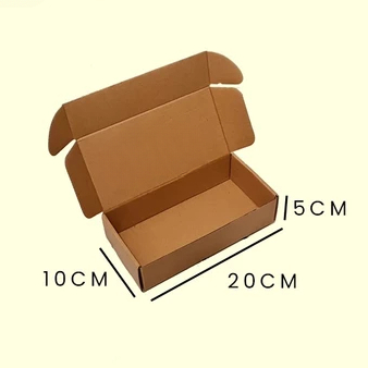 Kotak Box Mailer Box Die Cut Packing Polos Ukuran 20x10x5 Cm