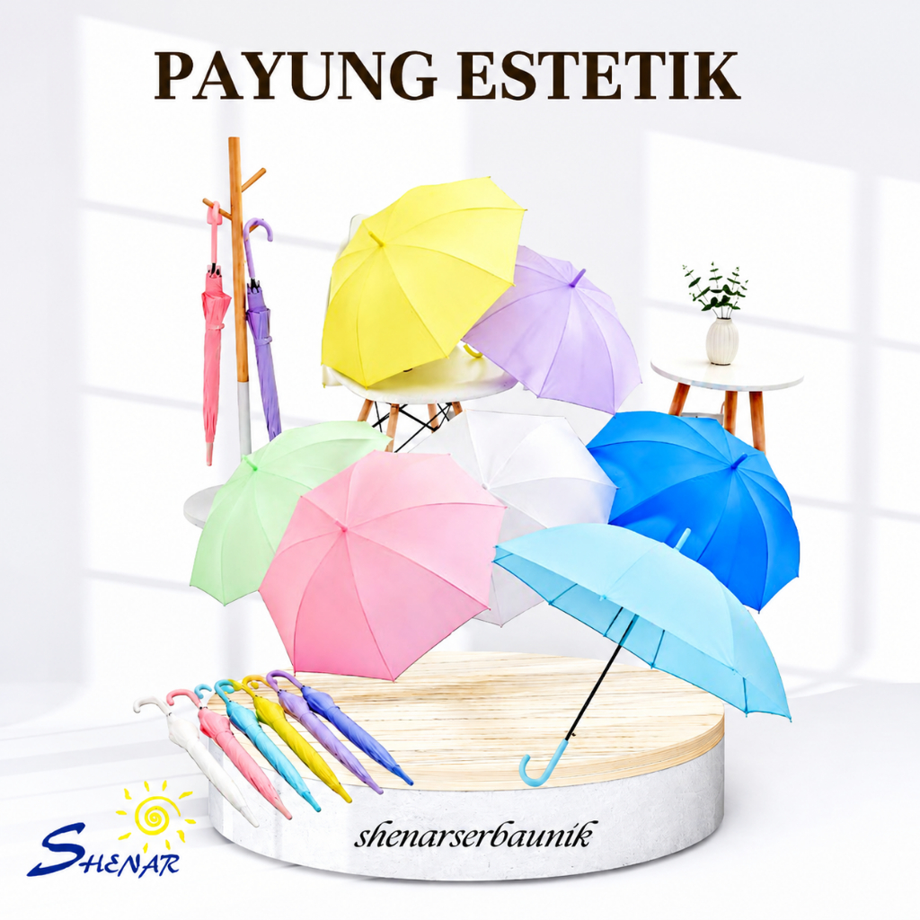 Payung Lipat Transparan Payung Lipat Unik Payung Aesthetic Korea Lipat Payung Lucu